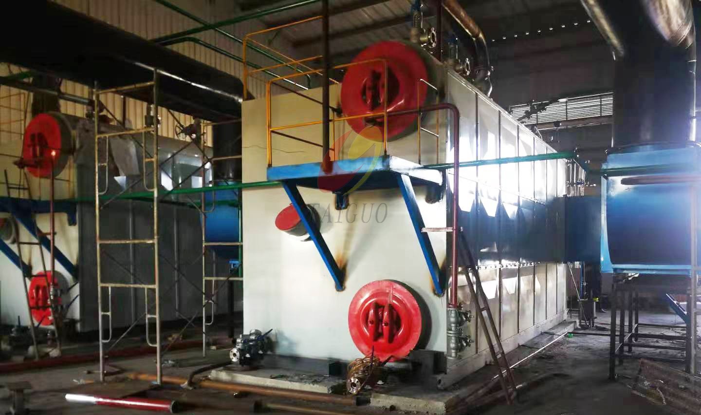 10 Tons/H SZS Gas Steam Boiler Applied in Plate Industry