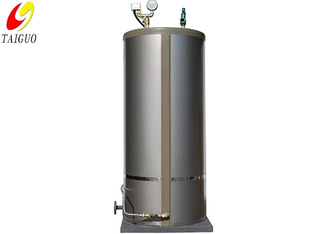 Small vertical gas oil steam generator