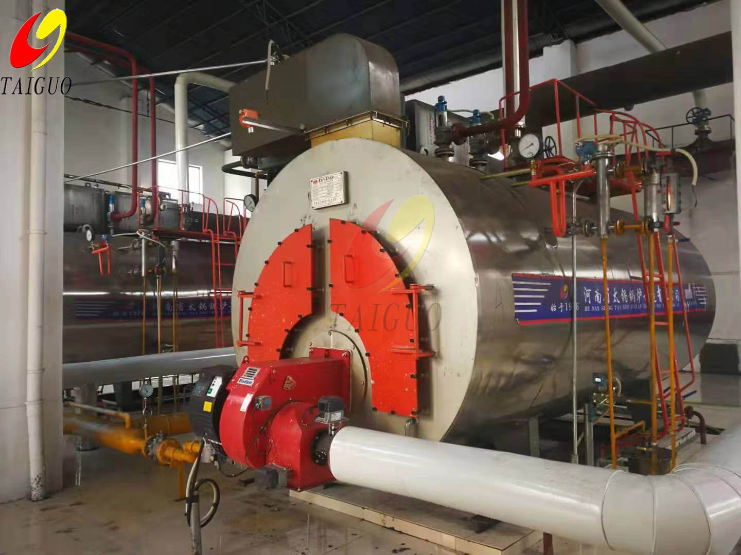 30T/H Gas Fired Condensing Boiler used for food processing